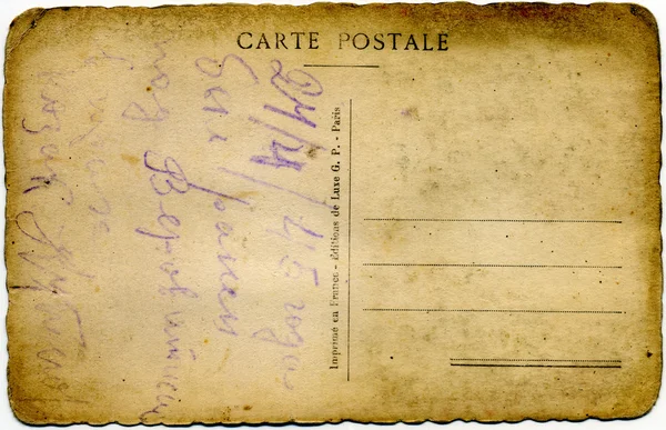 Oldtimer-Postkarte. — Stockfoto