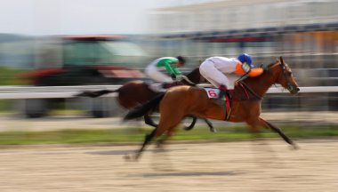 Horse racing. clipart