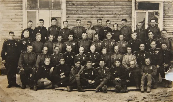 Στρατιώτες από τον δεύτερο παγκόσμιο πόλεμο, η ΕΣΣΔ — Φωτογραφία Αρχείου