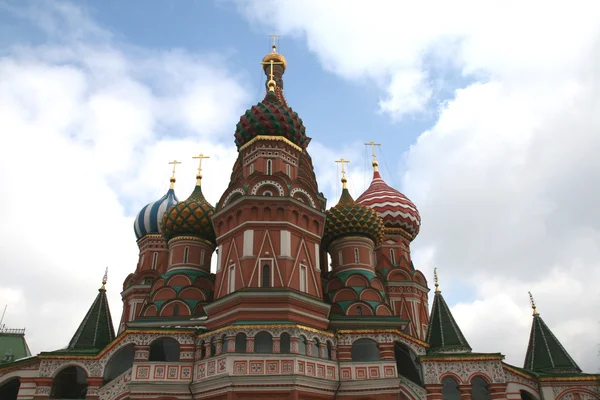 Moskova Rusya'nın Aziz basil Katedrali — Stok fotoğraf