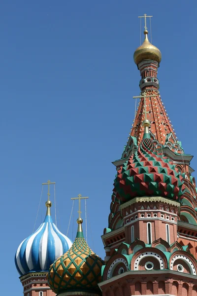 Saint basil Katedrali, Kızıl Meydan Moskova Rusya — Stok fotoğraf