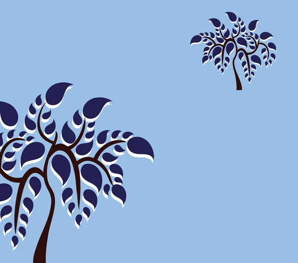 Invitation d'arbre abstrait — Image vectorielle