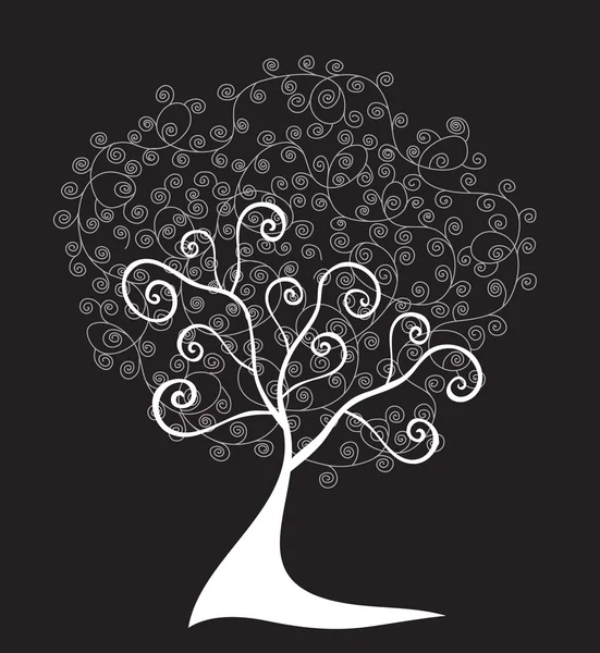 Αφηρημένη καλλιτεχνική δέντρο — Διανυσματικό Αρχείο