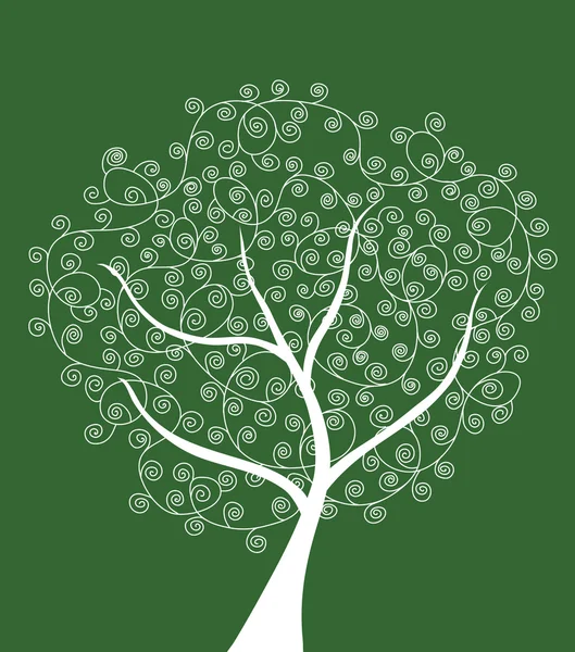 Árbol abstracto — Vector de stock