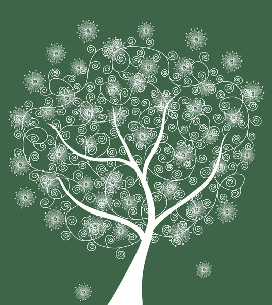 추상적 인 나무 — 스톡 벡터