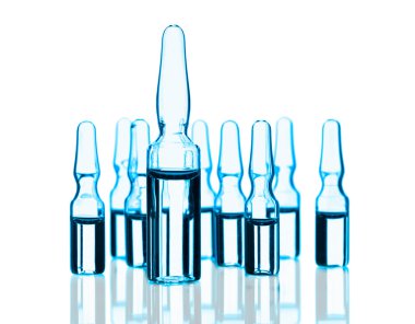 Medical ampoules clipart