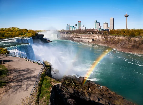Flygfoto över Niagarafallen — Stockfoto