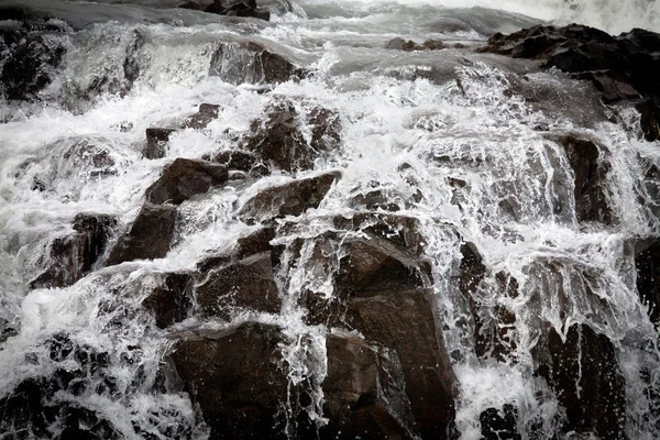 Closeup of falling water — Stok fotoğraf