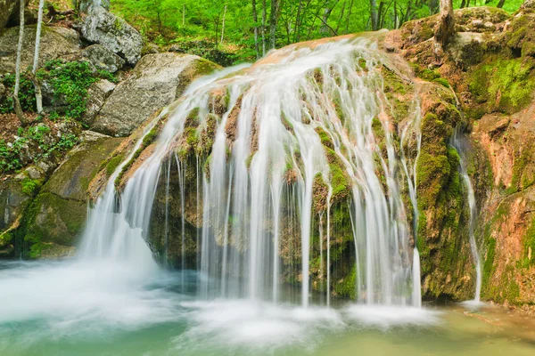 Multijet-Wasserfall — Stockfoto