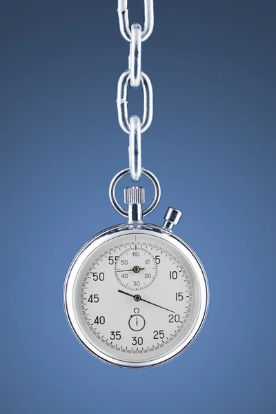 Χρονόμετρο σε μια αλυσίδα — Φωτογραφία Αρχείου