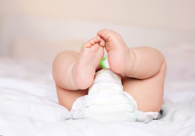 Feet of a baby clipart