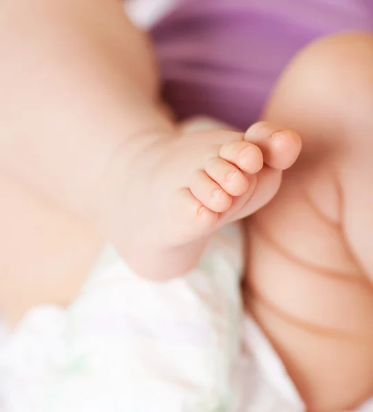 Pés de um bebê — Fotografia de Stock