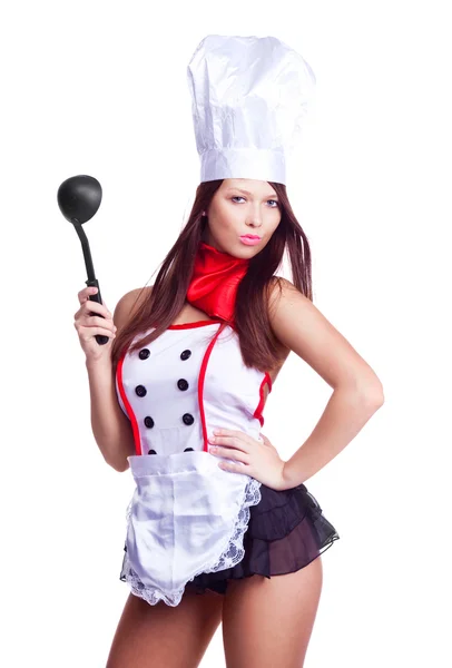Sexy kuchařka — Stock fotografie