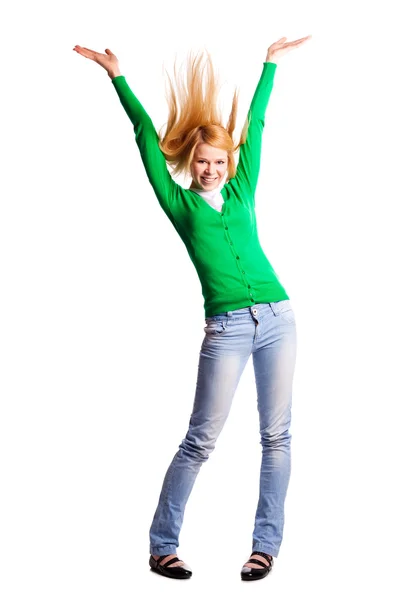 Excited girl — Stock Photo, Image