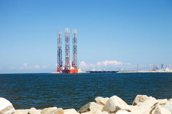 Piattaforma petrolifera — Foto Stock
