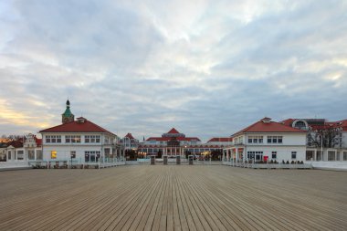 Pier in Sopot clipart