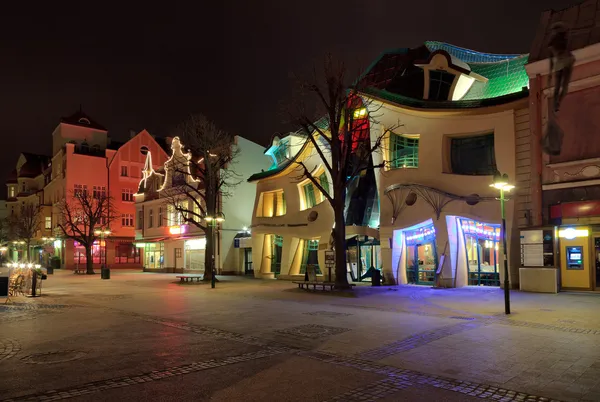 Crooked House in Sopot — Stock Photo, Image