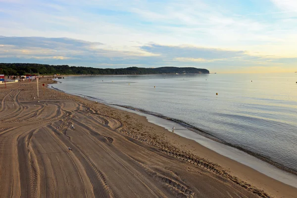 Spiaggia a Sopot — Foto Stock
