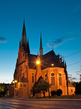 Garrison Church of St. Catherine in Torun, Poland. clipart