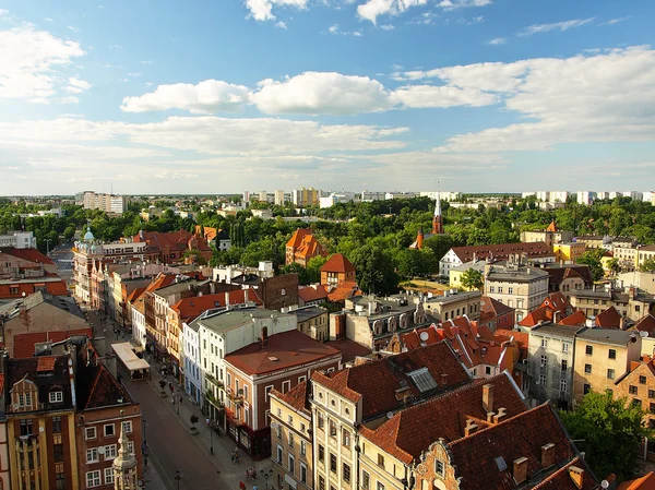 Panorama van torun, Polen. — Stockfoto