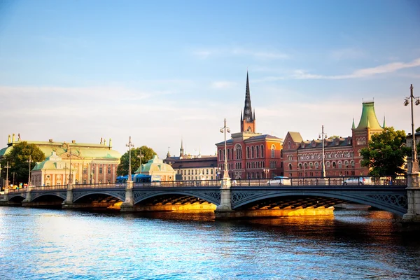 Stockholm, schweden in europa. Blick auf das Wasser — Stockfoto