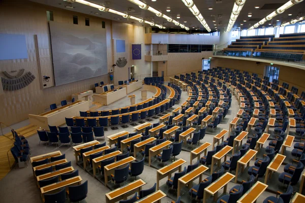在斯德哥尔摩瑞典议会的内部 — 图库照片