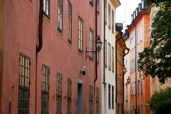 Стокгольм, Швеция Здание в старом городе — стоковое фото