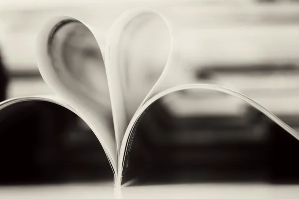 Leggere con amore — Foto Stock