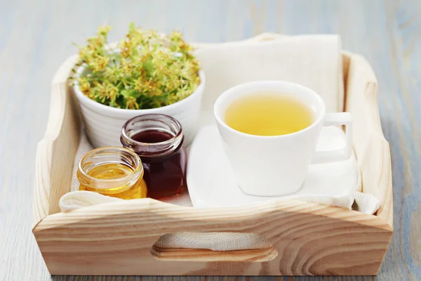 Tè al tiglio — Foto Stock