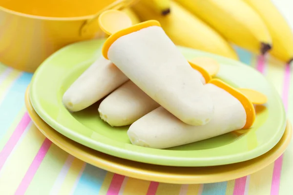 Μπανάνα παγωτά — Φωτογραφία Αρχείου