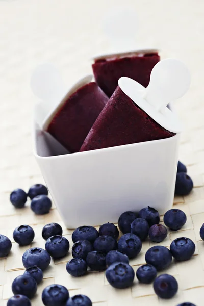 Blueberry fagylalt — Stock Fotó