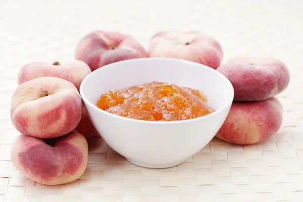 Персики мармелад — стокове фото