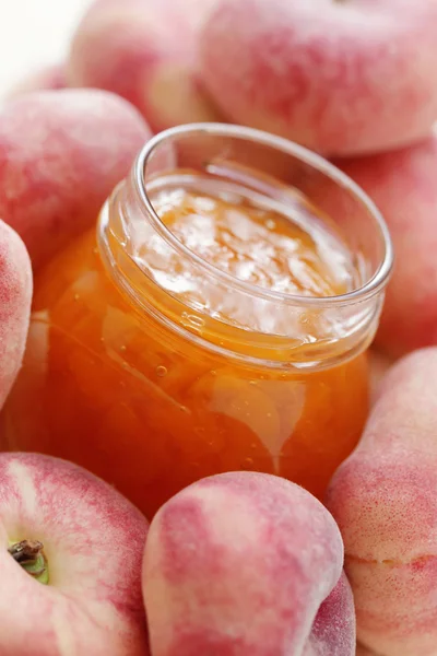 Perziken marmelade — Stockfoto