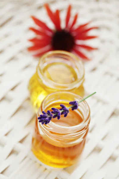 Herbal honey — Stock Photo, Image