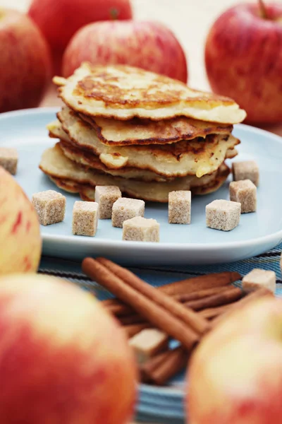 stock image Apple pancakes