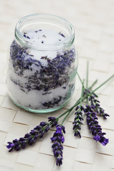 Lavender sugar — Stock Photo, Image