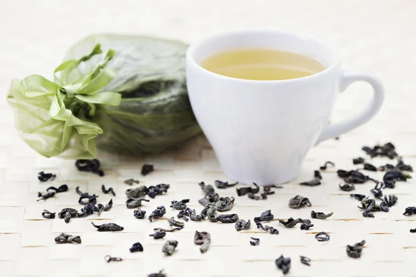 Šálek zeleného čaje — Stock fotografie
