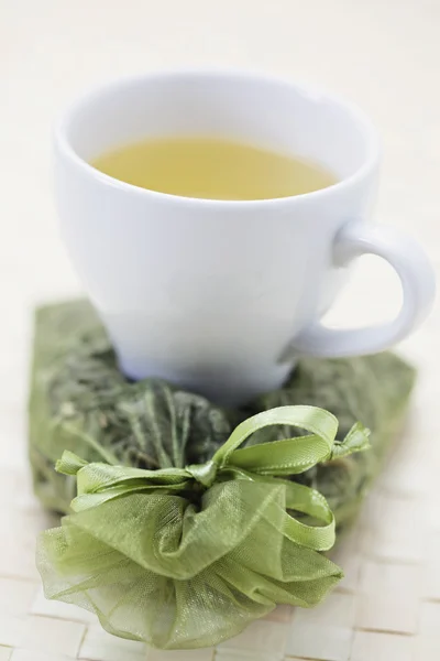 stock image Cup of green tea