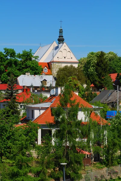 Oude renaissaice stad in sandomierz. Polen. — Stockfoto