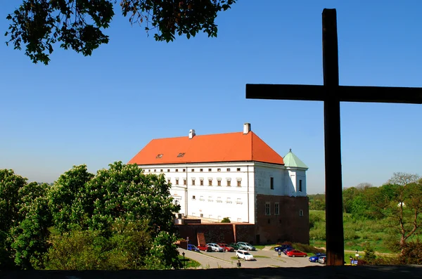 Gamla kungliga slottet i sandomierz, Polen. — Stockfoto