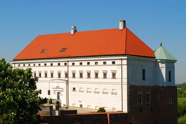 Starý královský hrad v sandomierz, Polsko. — Stock fotografie