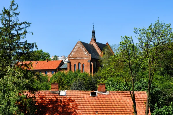 St. james de apostel kerk in sandomierz — Stockfoto