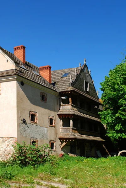 Historiska sädesmagasin byggt 1696 i sandomierz — Stockfoto