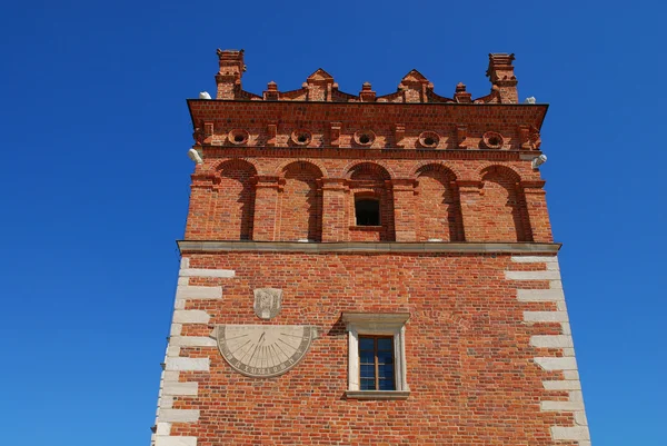 Antiguo ayuntamiento de Sandomierz, Polonia . — Foto de Stock
