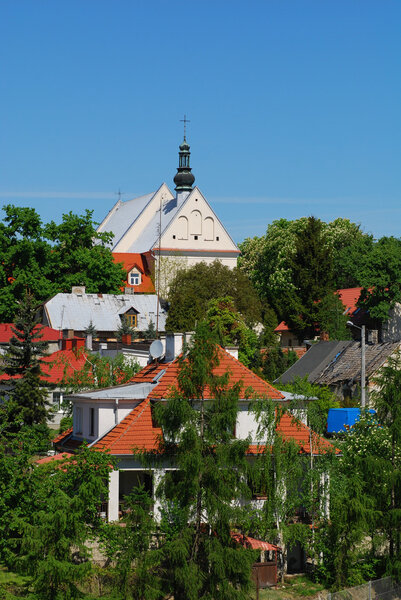 Spring day, old Renaissaice City in Sandomierz. Poland.