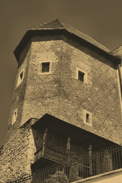 在桑多梅日老城堡 — 图库照片