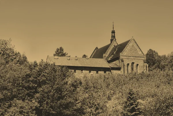 St. james de apostel kerk in sandomierz — Stockfoto