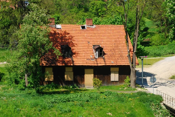 Stary dom w Sandomierzu — Zdjęcie stockowe