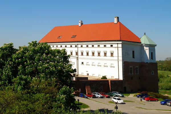 Παλιό βασιλικό κάστρο στο sandomierz, Πολωνία. — Φωτογραφία Αρχείου