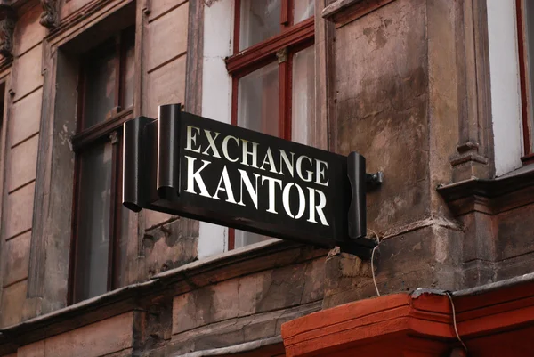 The money exchange — Stock Photo, Image